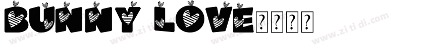 bunny love字体转换